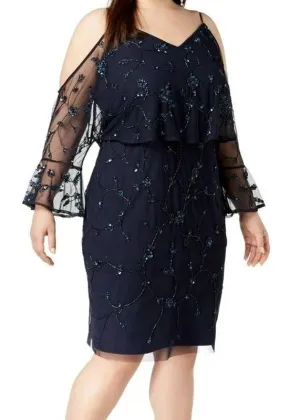 Size 24W Adrianna Papell AP1E203360 Twilight Mother of Bride Dress