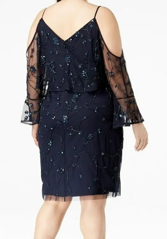 Size 24W Adrianna Papell AP1E203360 Twilight Mother of Bride Dress