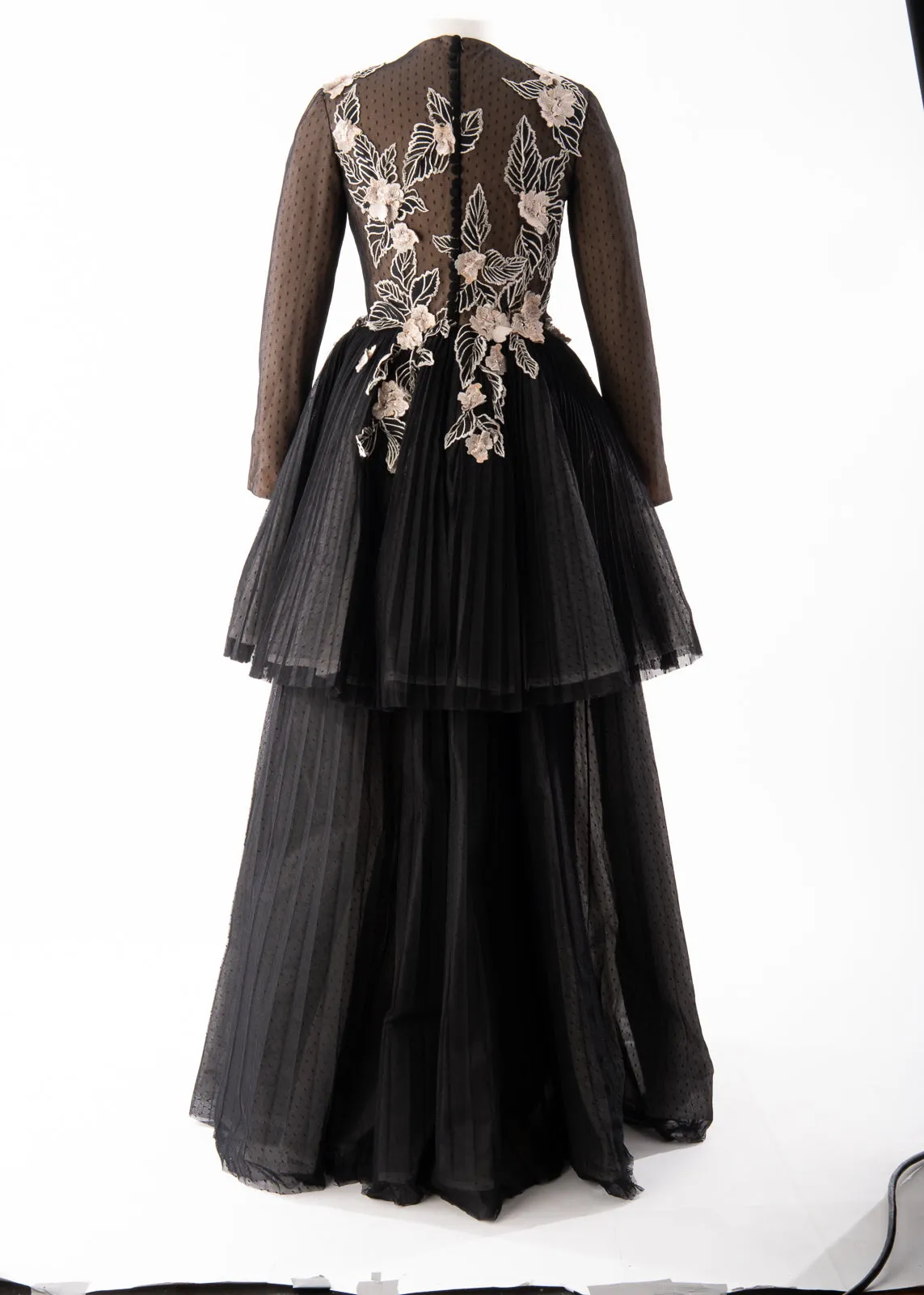 SK • Pleated skirt gown