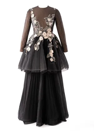 SK • Pleated skirt gown