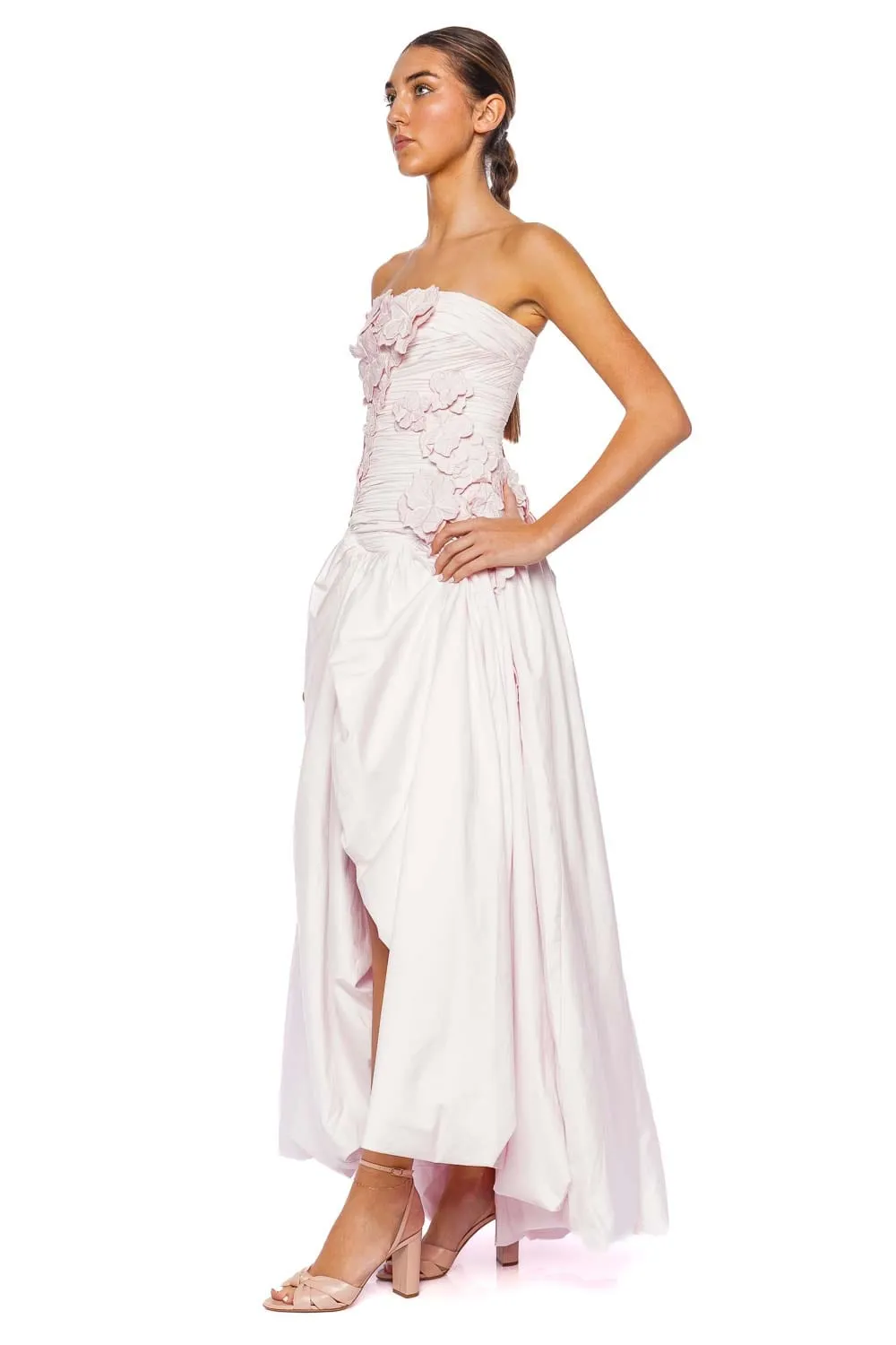Splendour Strapless Flower Gown