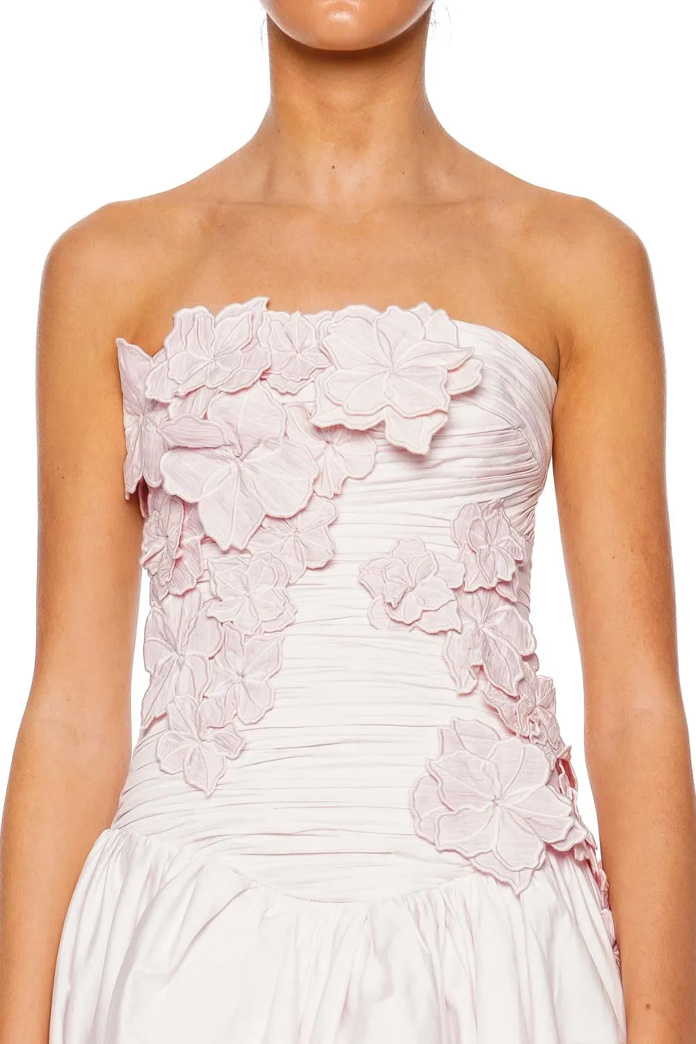 Splendour Strapless Flower Gown
