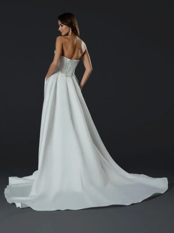 Stella Couture Size 10 24857 Off White Gown