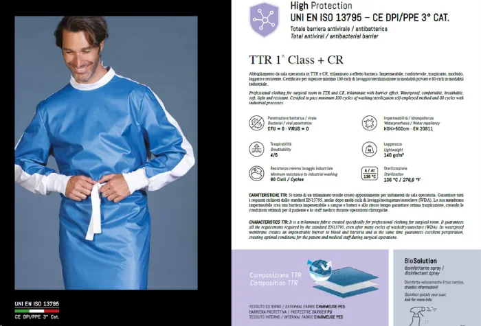 Surgical Gown Montreaux (A-High Risk TTR & CR)