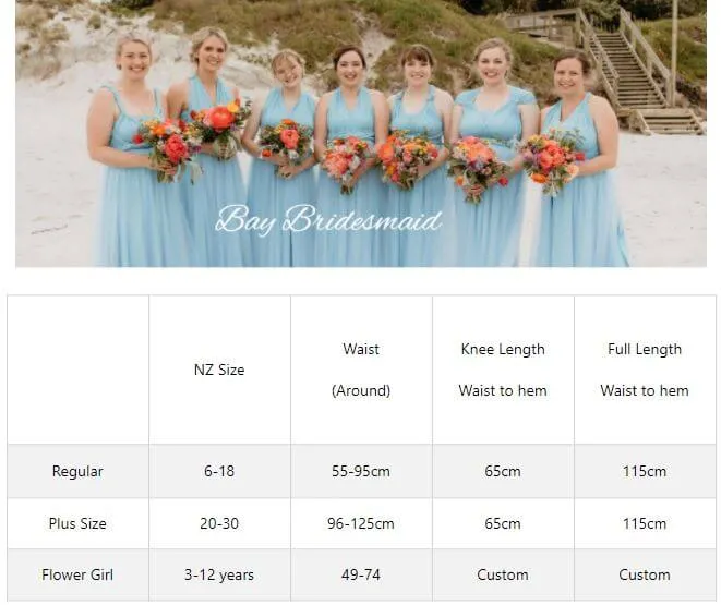 Taupe Convertible Infinity bridesmaid dress with split Express NZ wide