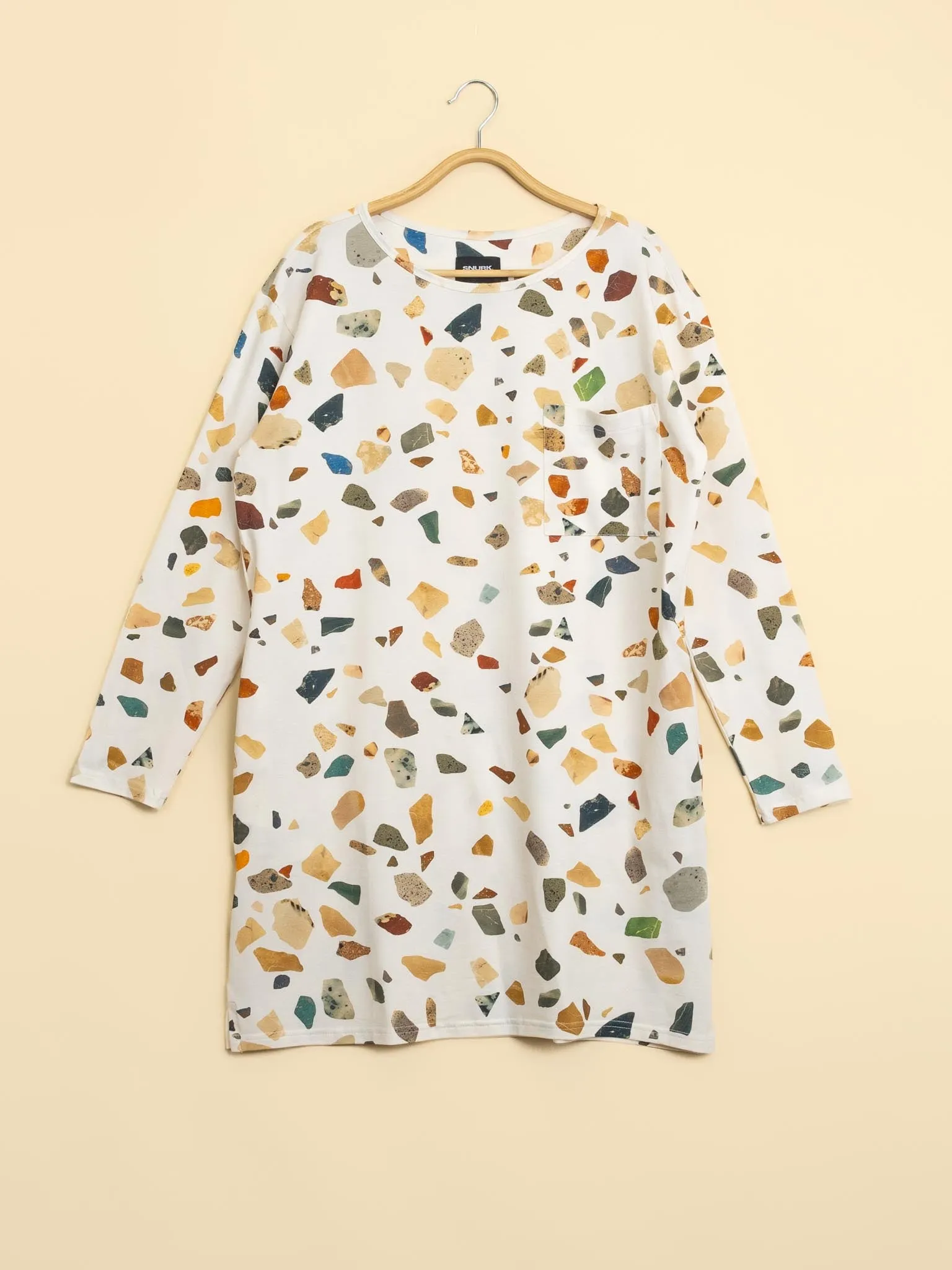 Terrazzo Long Sleeve Dress Dames