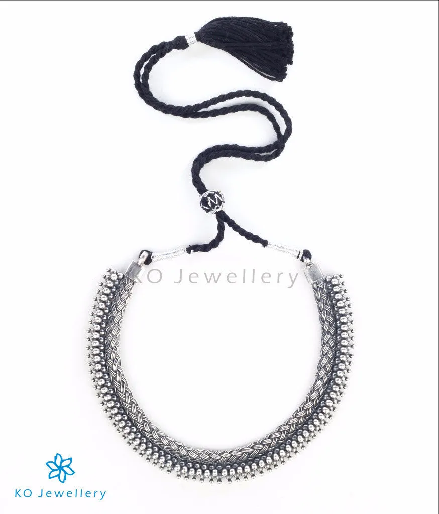 The Jivah Antique Silver Necklace