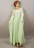 The Lord of the Rings Arwen Light Green Gown Dress Costume