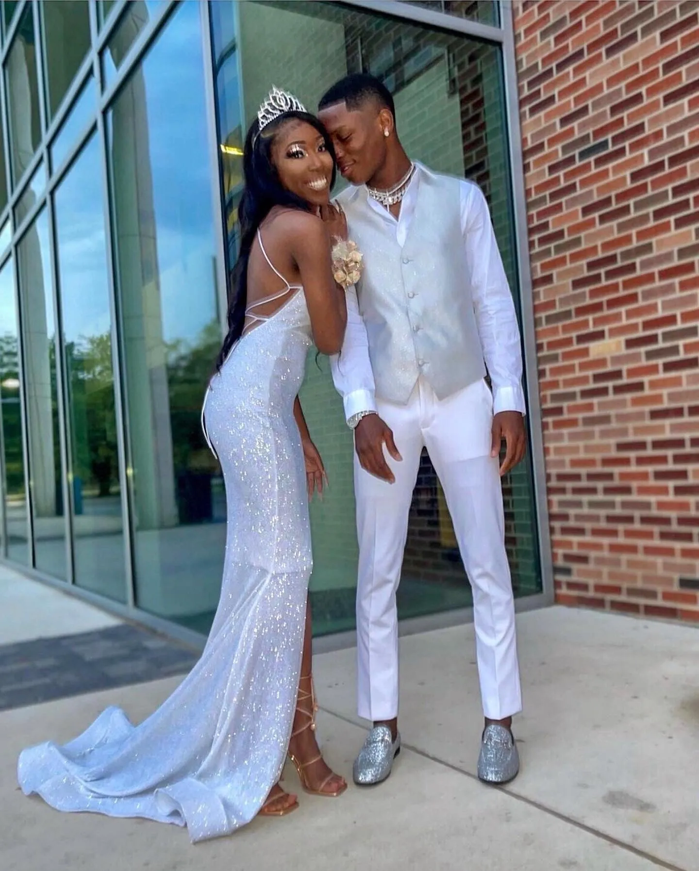 The SHARINA Glitter Gown