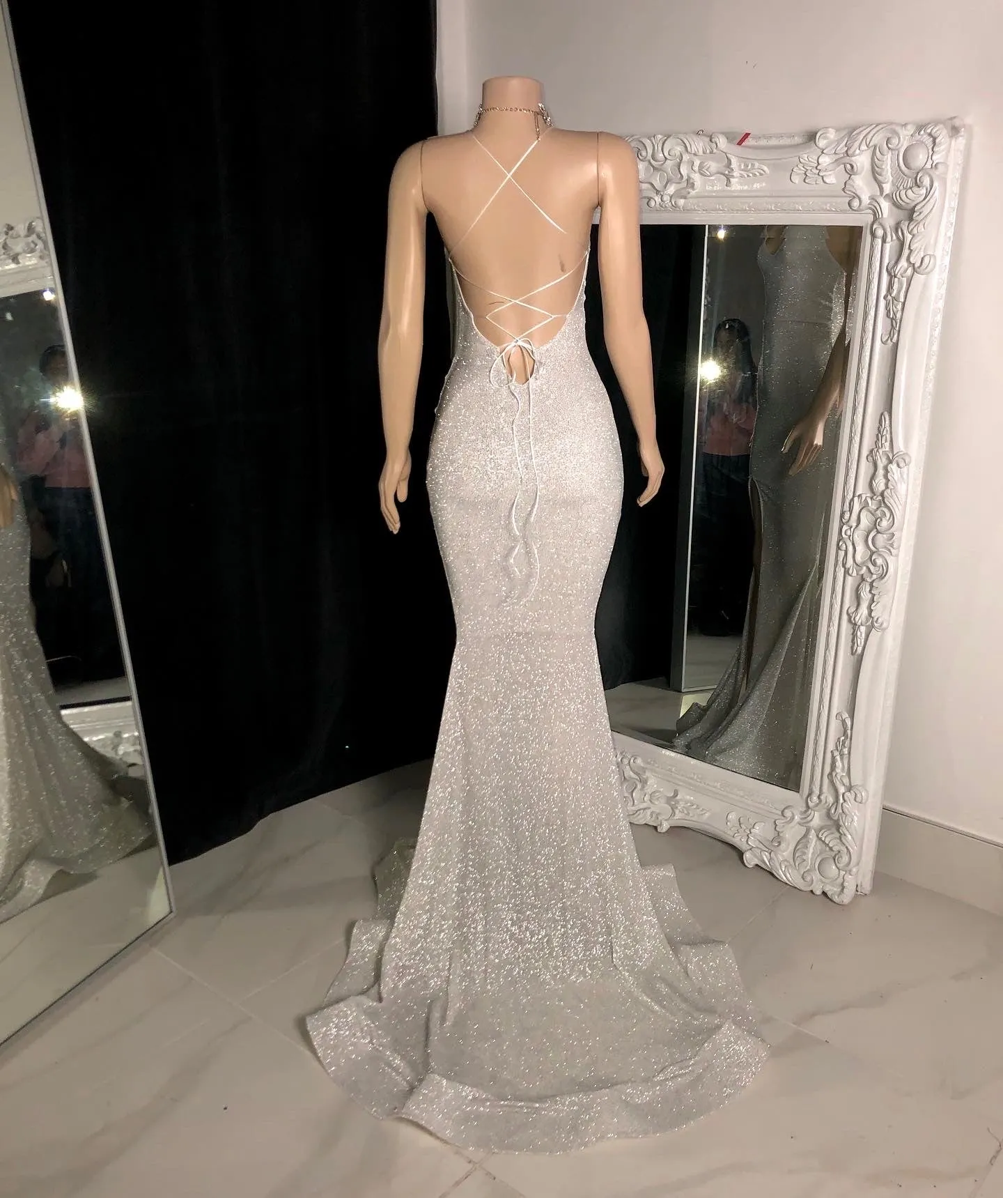 The SHARINA Glitter Gown