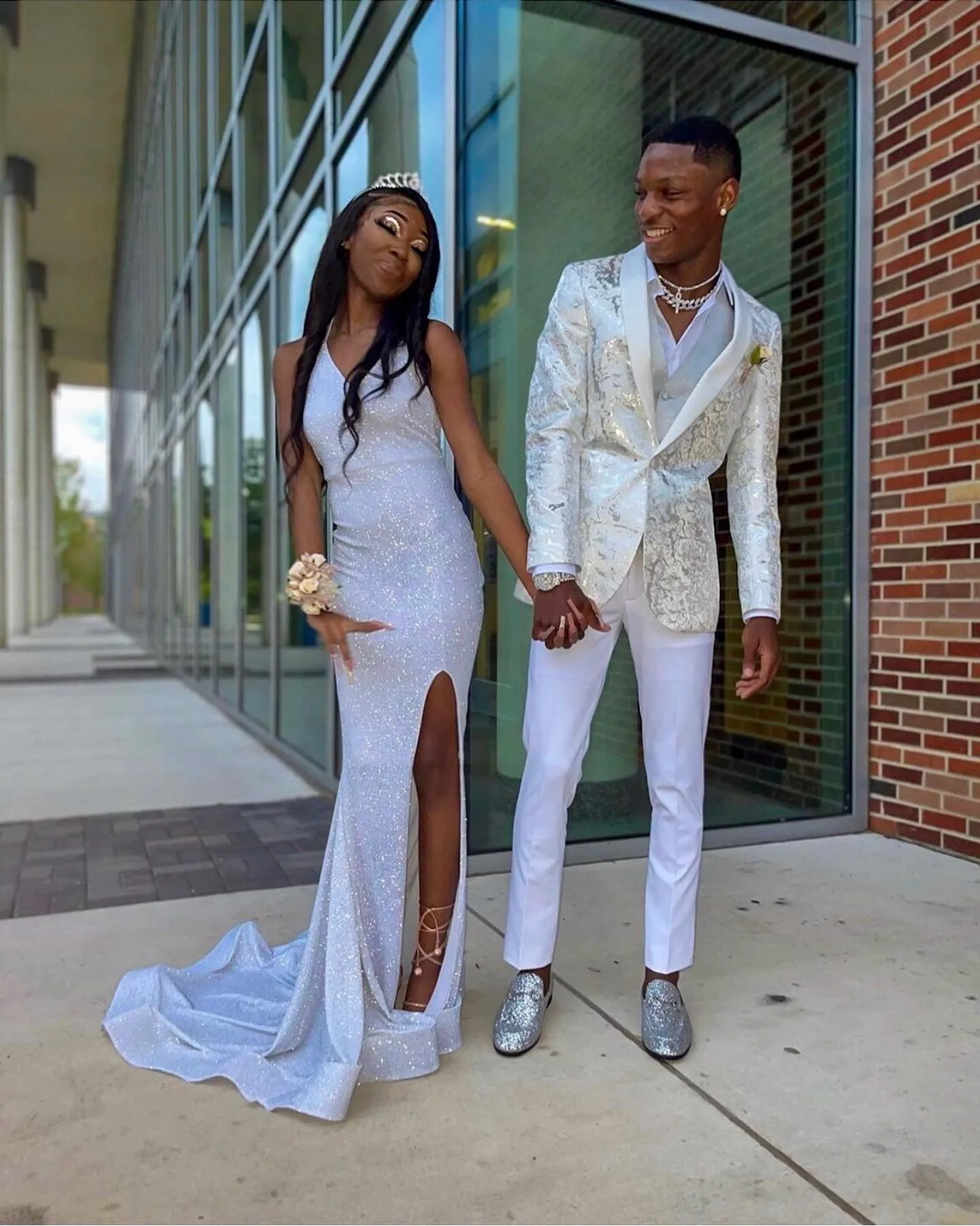 The SHARINA Glitter Gown