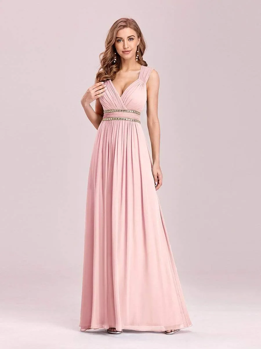 Tina bling cut out back chiffon ball dress in light pink s16 Express NZ wide!