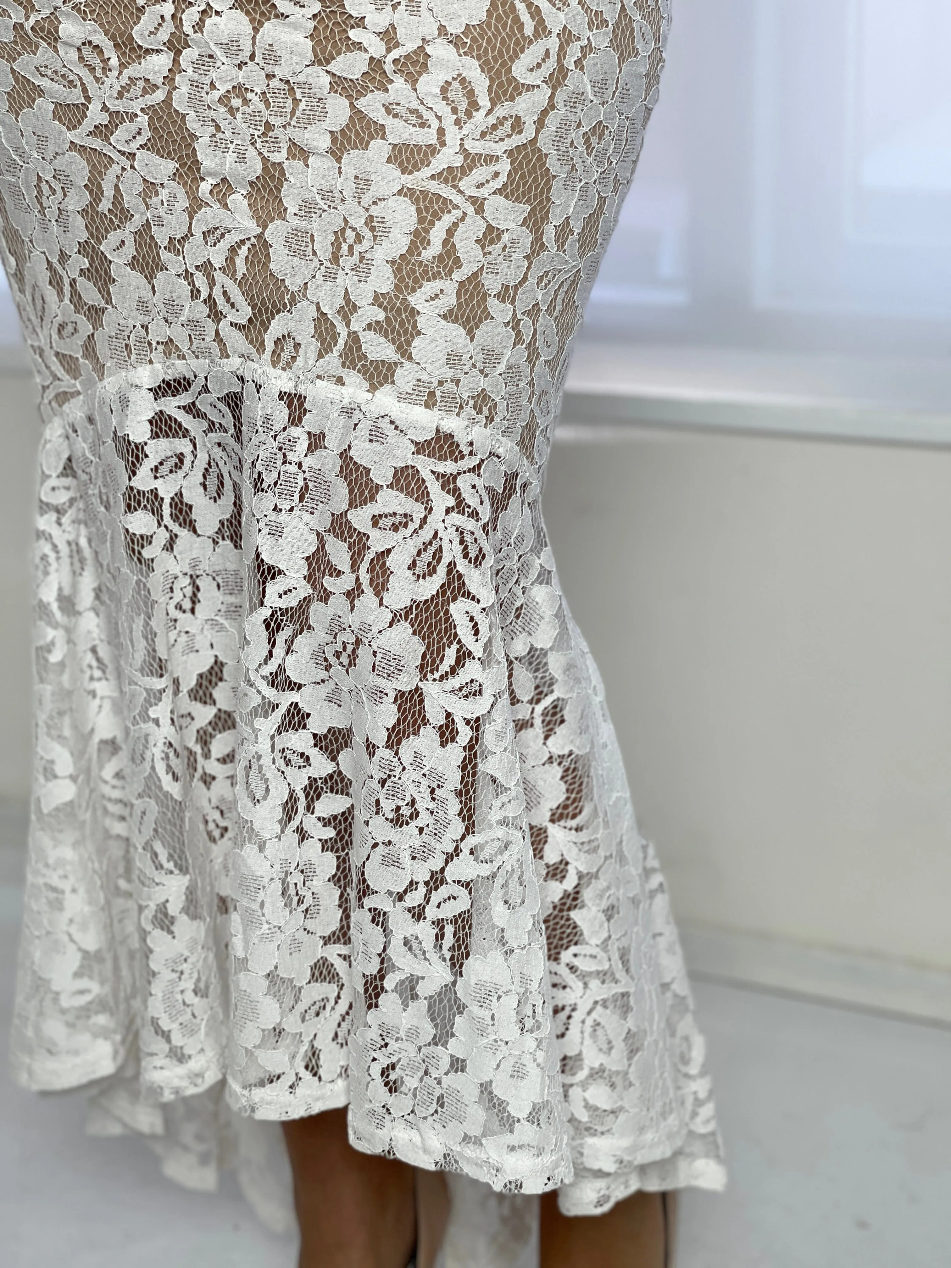 Toranto Ivory Evening Gown