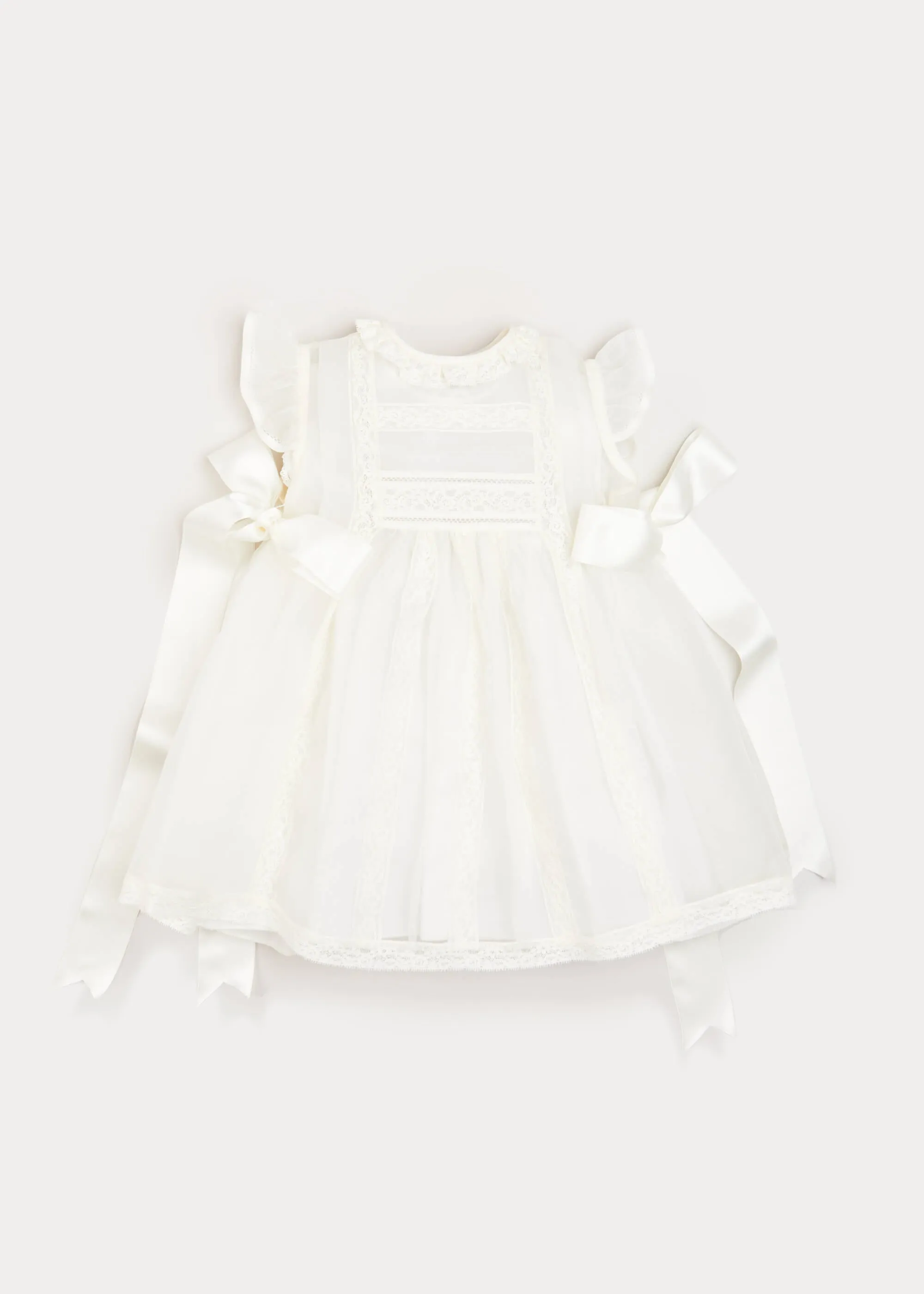 Traditional Cream Christening Gown (3mths-5yrs)