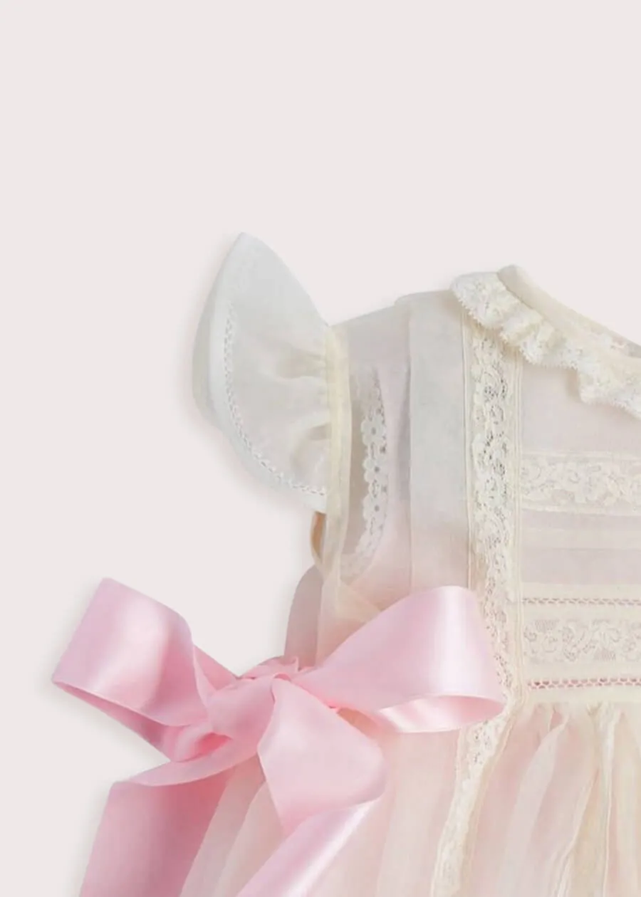 Traditional Light Pink Christening Gown (3mths-2yrs)