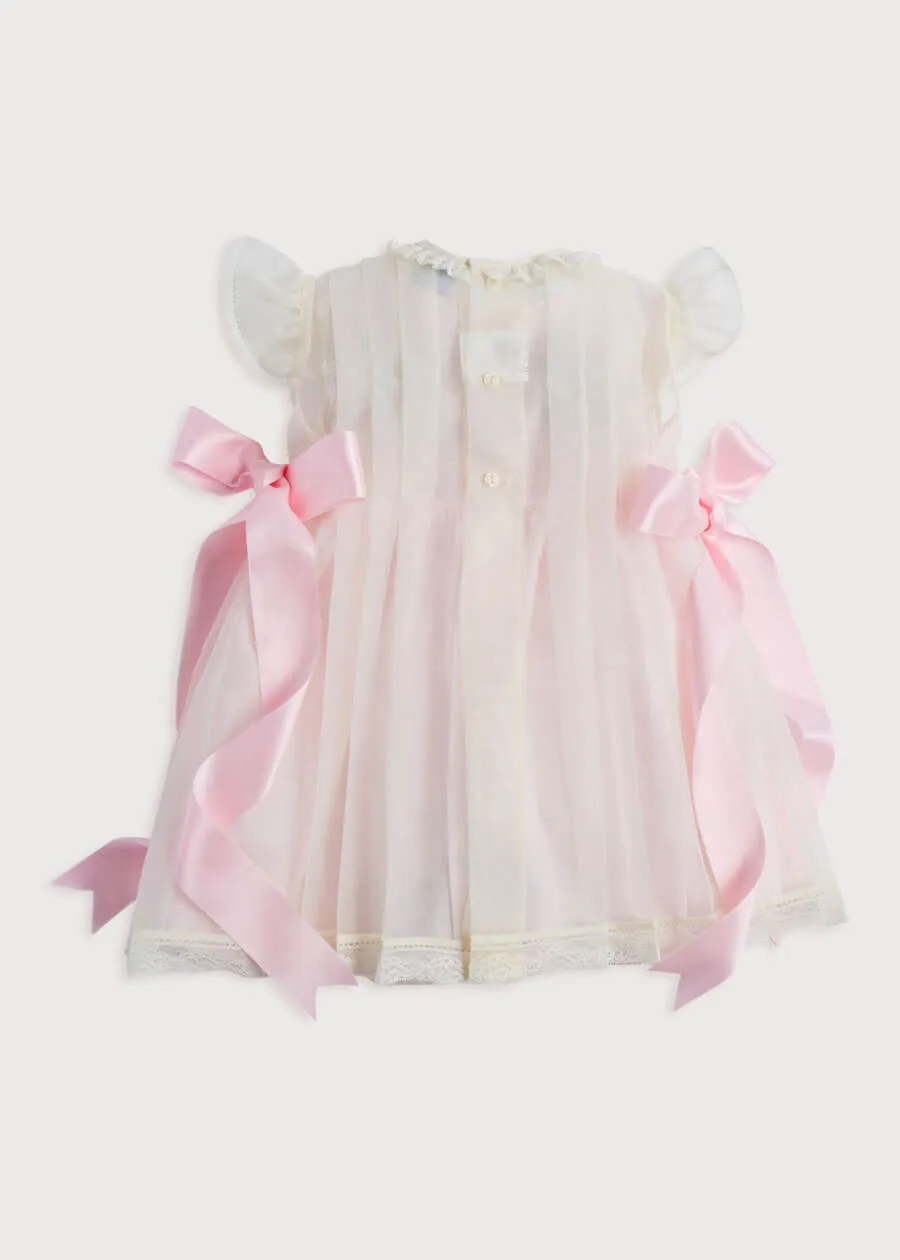 Traditional Light Pink Christening Gown (3mths-2yrs)