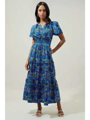 Tropical Garden Maxi Dress
