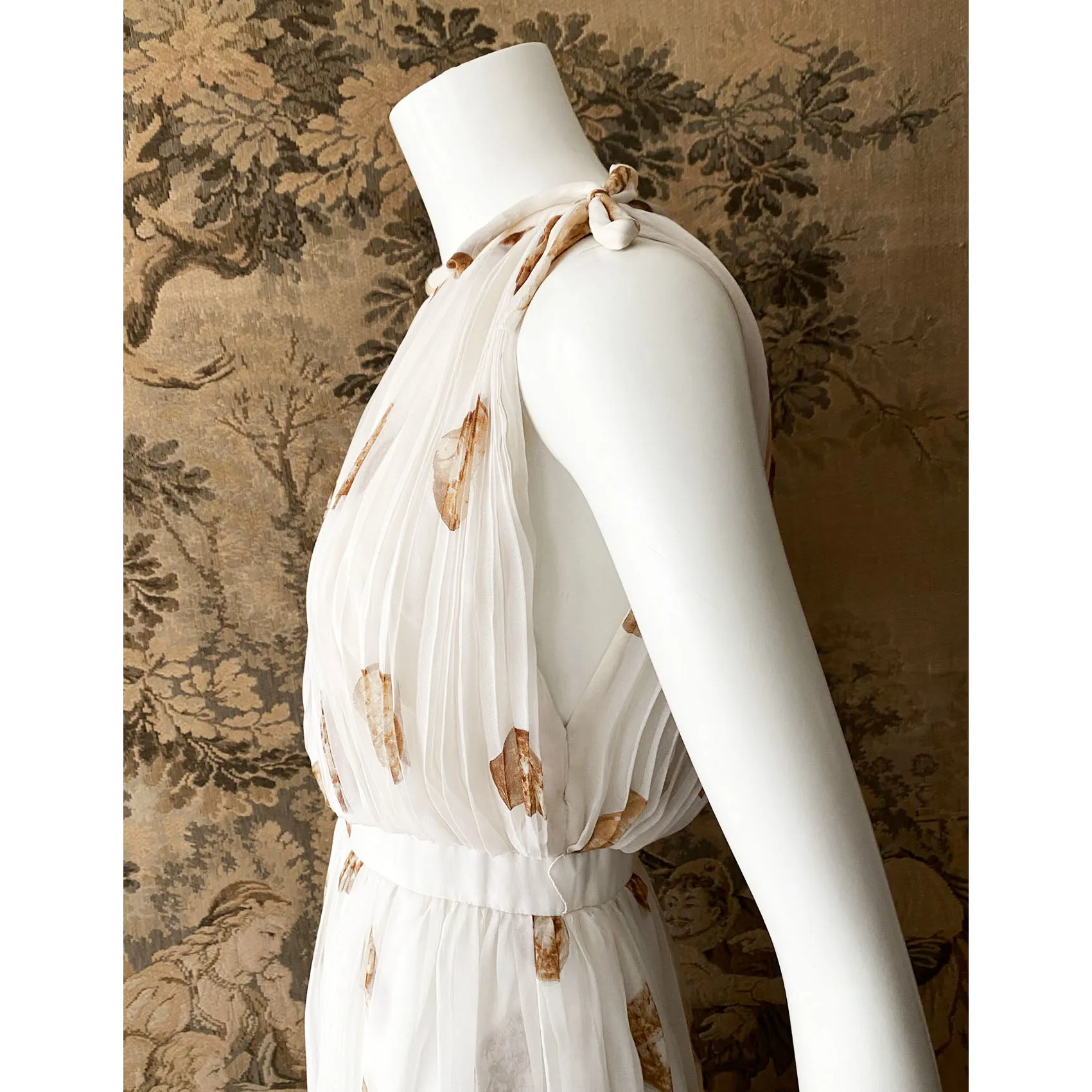 Valentino 1970s Seashell Print Dress