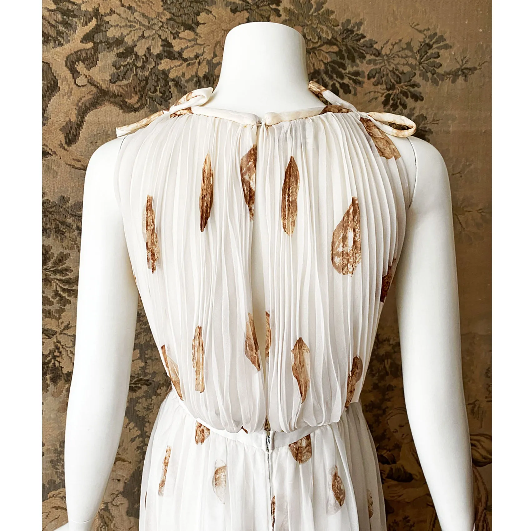 Valentino 1970s Seashell Print Dress