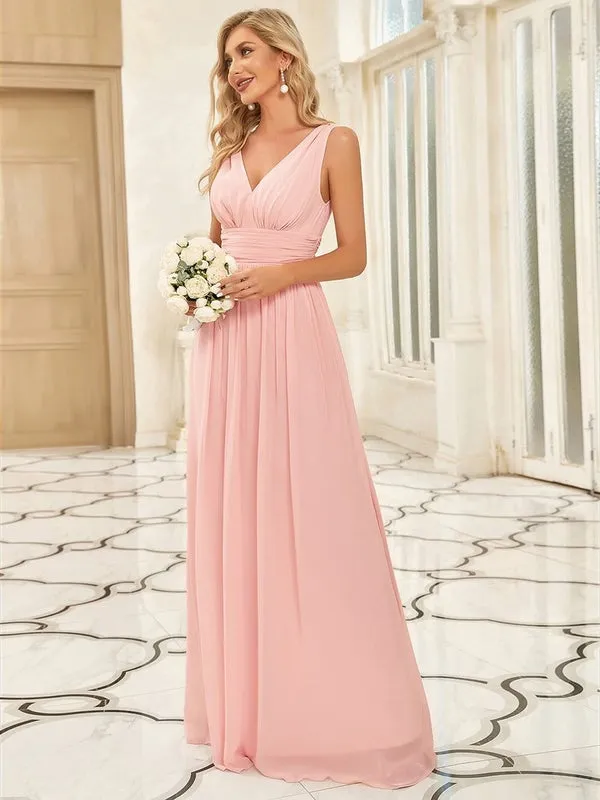 Veda chiffon bridesmaid dress in light pink s10 Express NZ wide
