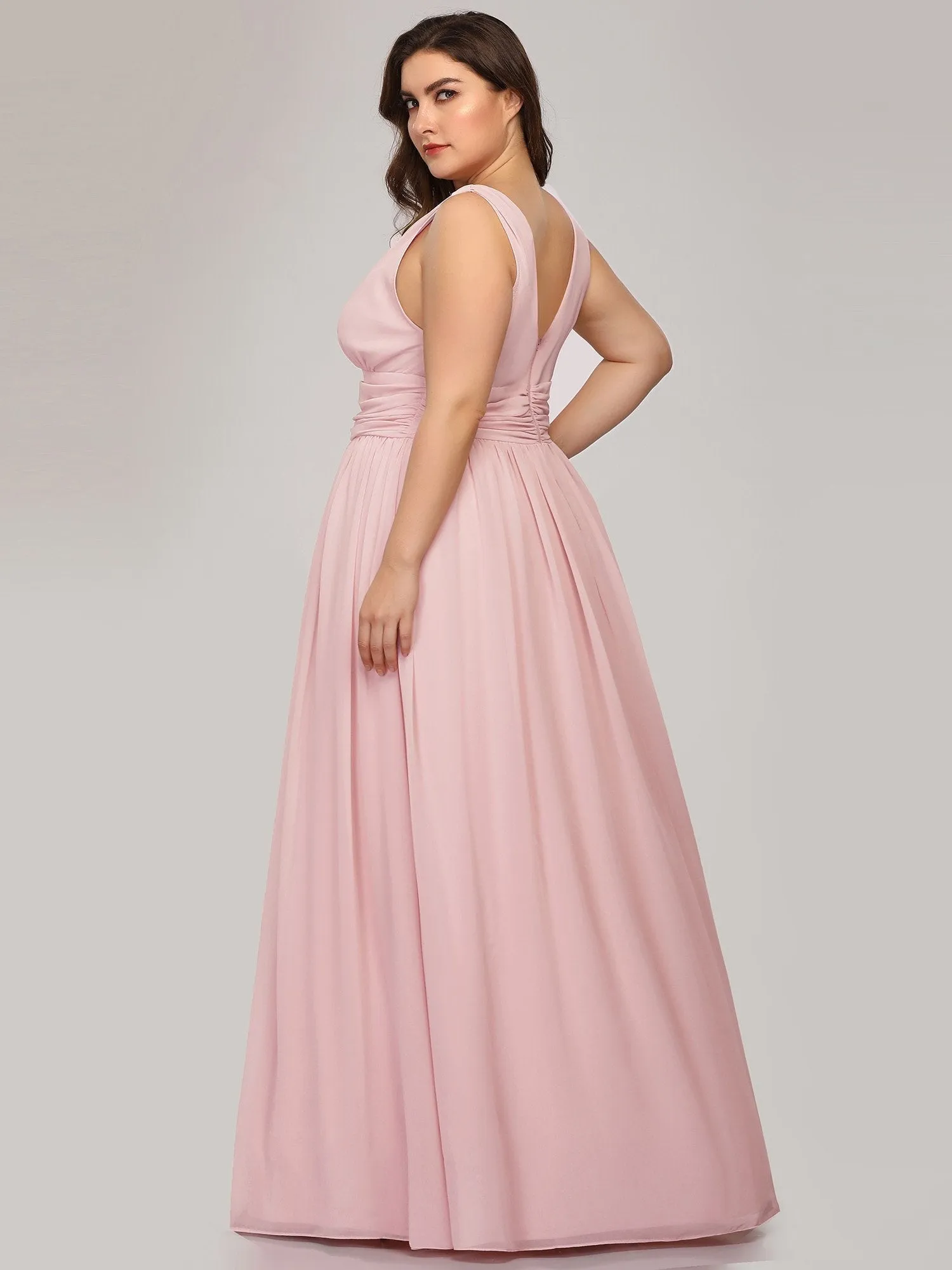 Veda chiffon bridesmaid dress in light pink s10 Express NZ wide