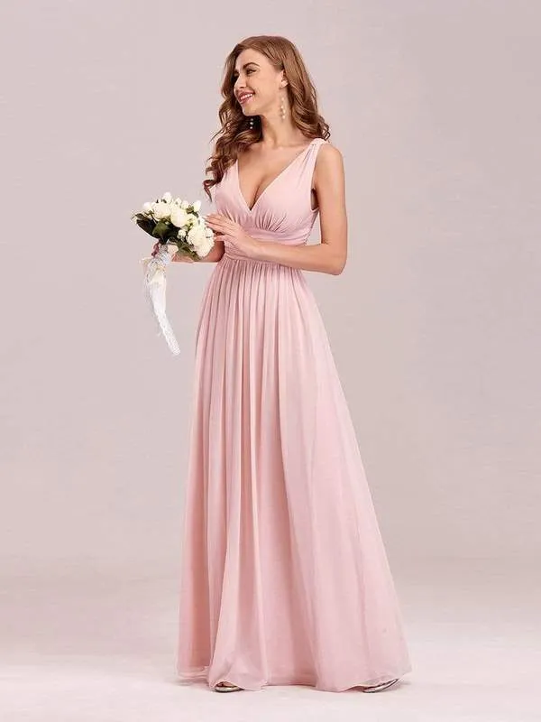 Veda chiffon bridesmaid dress in light pink s10 Express NZ wide