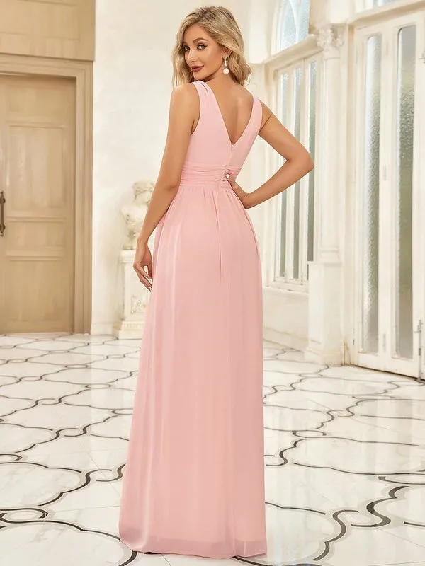 Veda chiffon bridesmaid dress in light pink s10 Express NZ wide