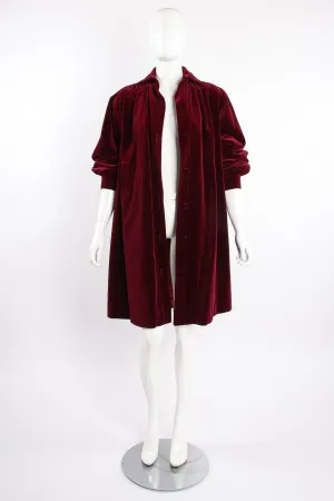 Velvet Swing Coat