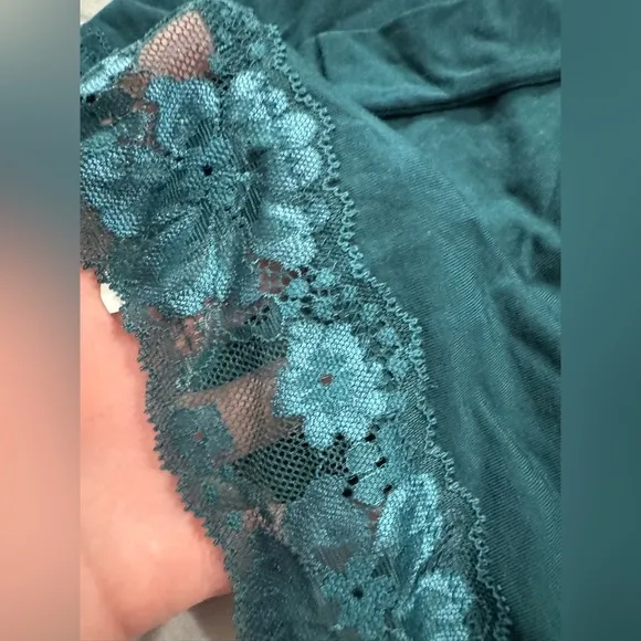 Victoria's SecretSoft Modal Wrap Robe with Lace Trim