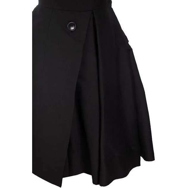 Vintage James Galanos Couture  Cocktail Dress Black Full Skirt Late 1950s 38-31-Free