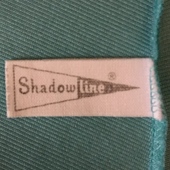 Vintage Shadowline Nylon And Lace Ruffled Hem Gown