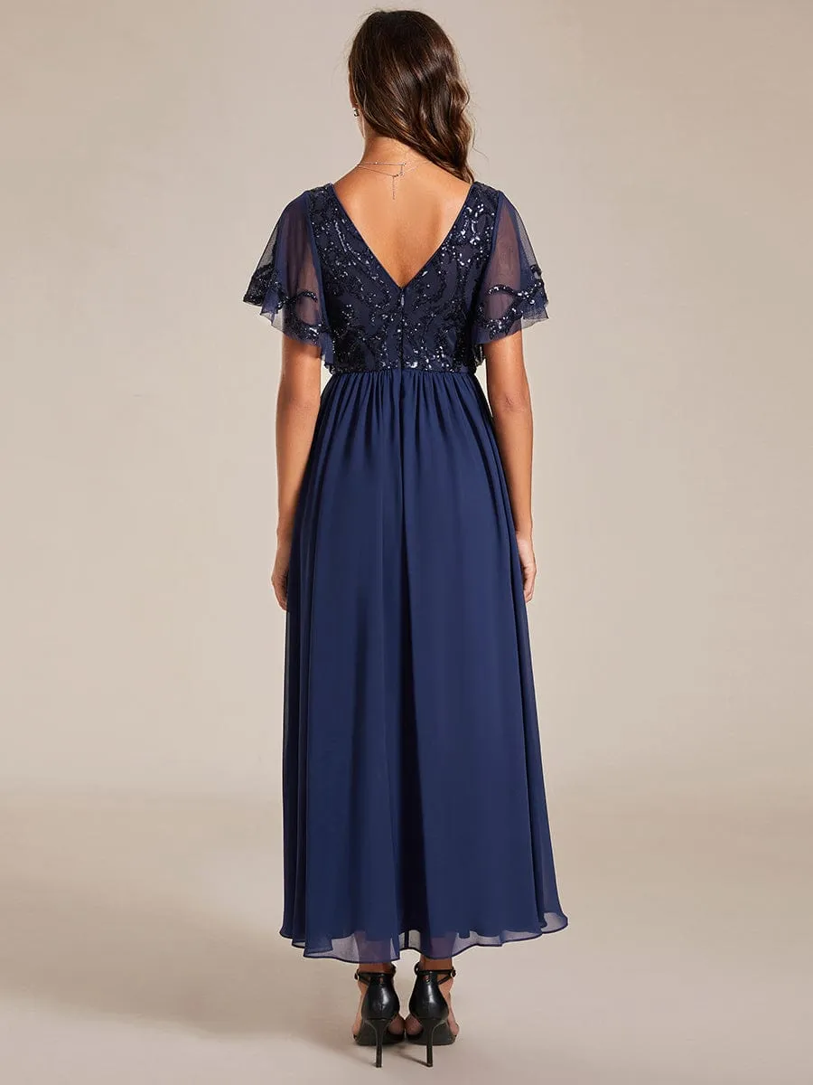 Virginia mother of the bride dress in navy s8 Express NZ wide