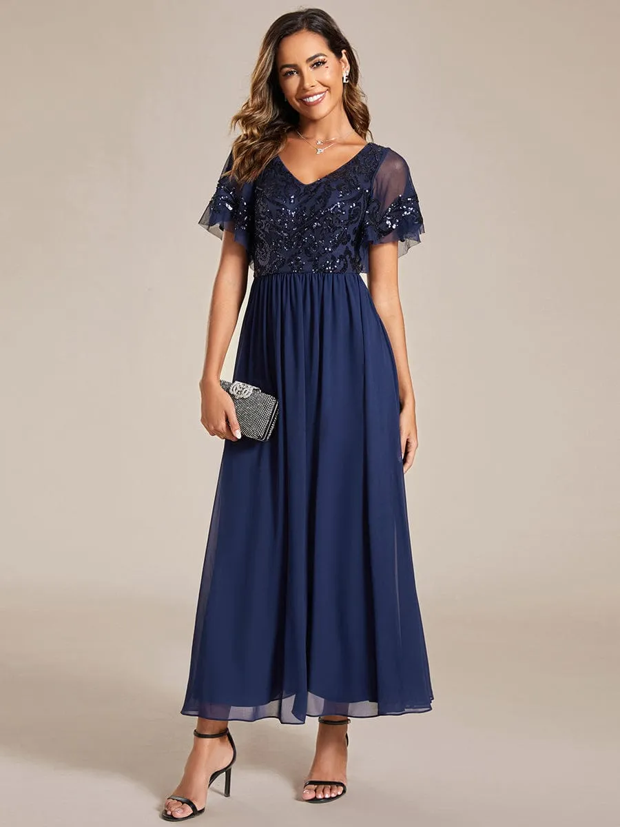 Virginia mother of the bride dress in navy s8 Express NZ wide
