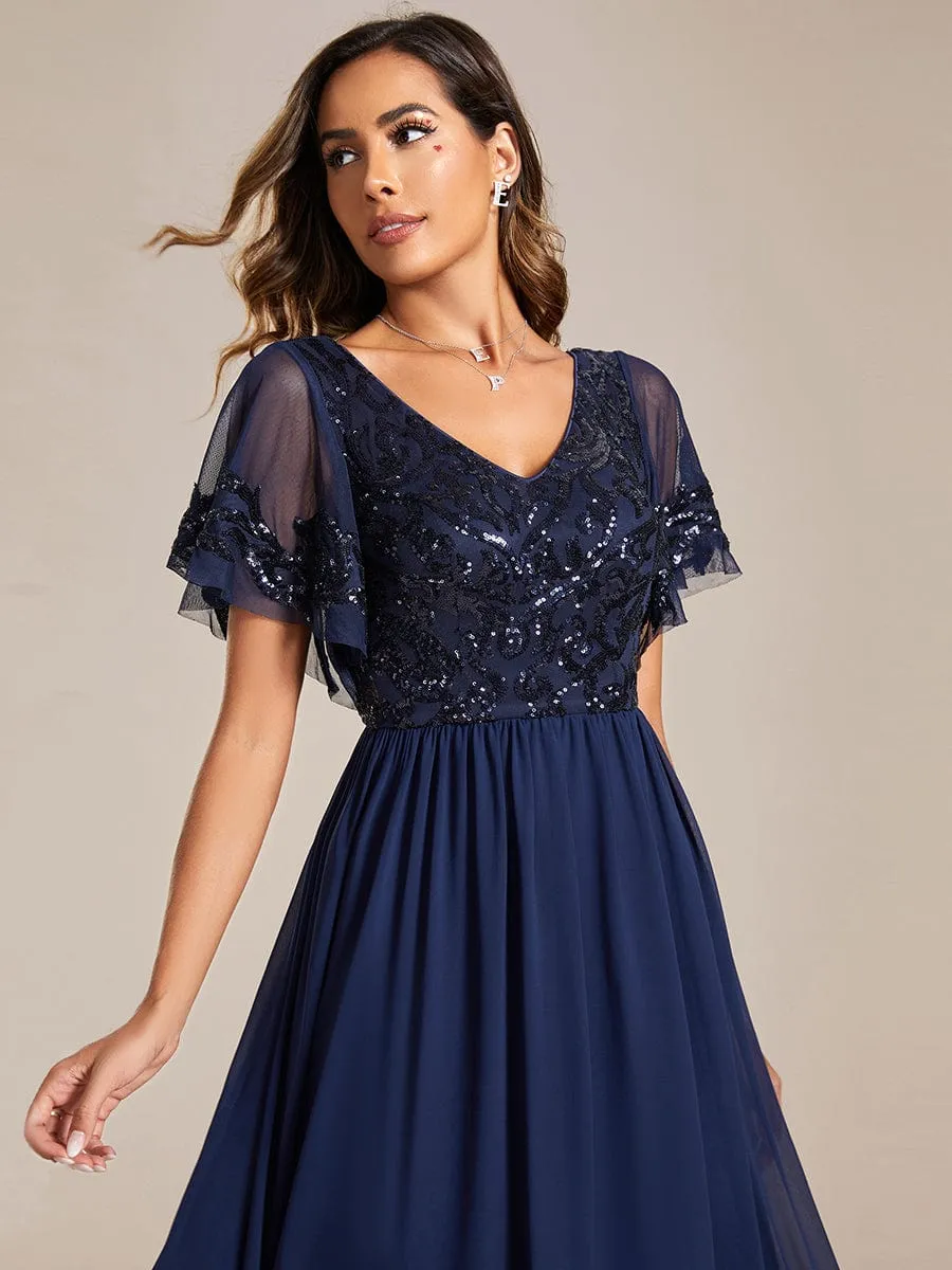 Virginia mother of the bride dress in navy s8 Express NZ wide