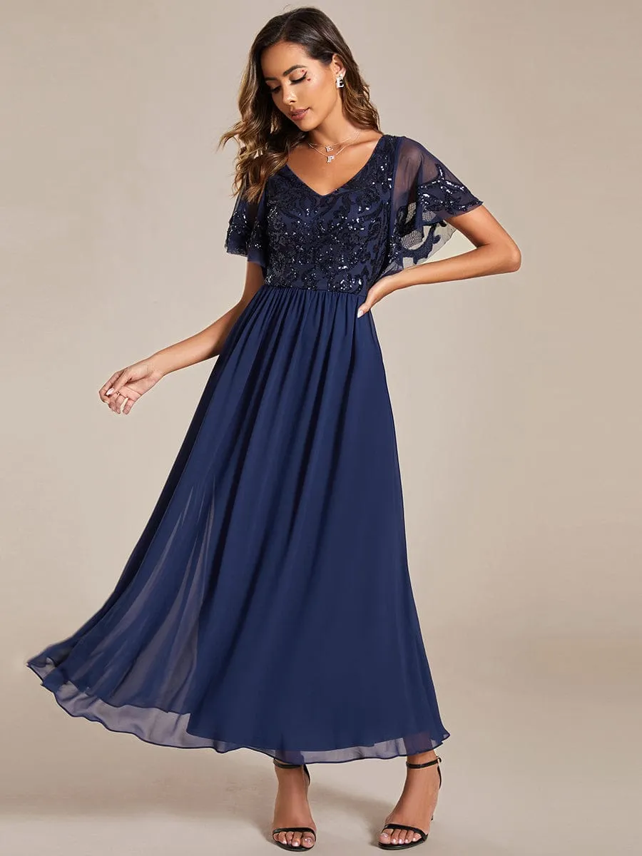 Virginia mother of the bride dress in navy s8 Express NZ wide