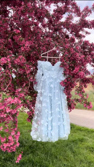 Wild Butterfly Gown - Blue