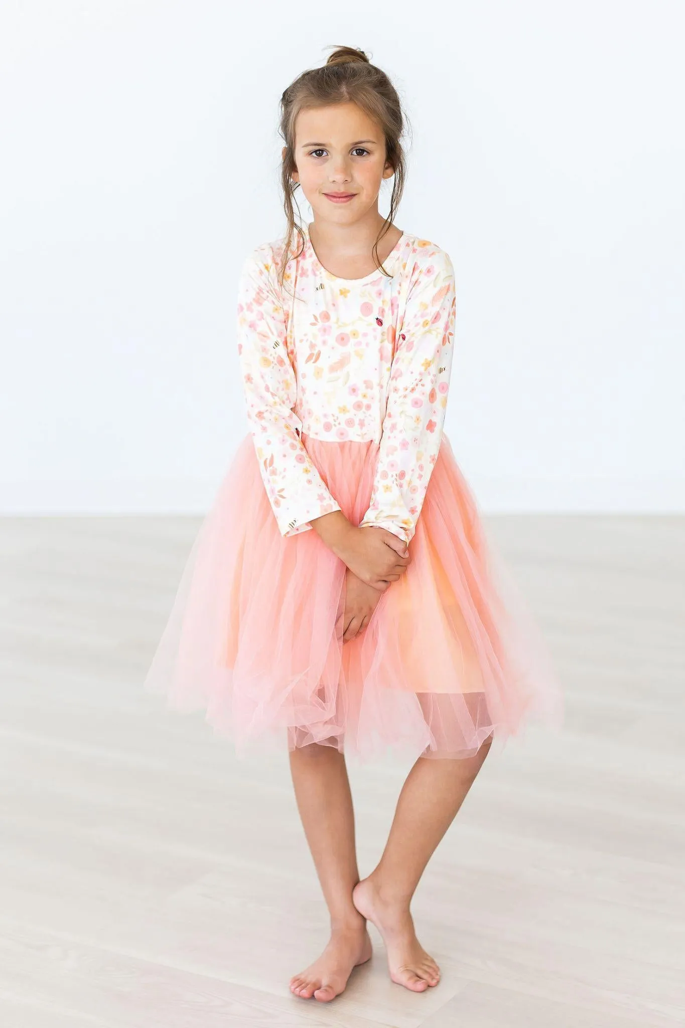 Wild Paintbrushes L/S Tutu Dress
