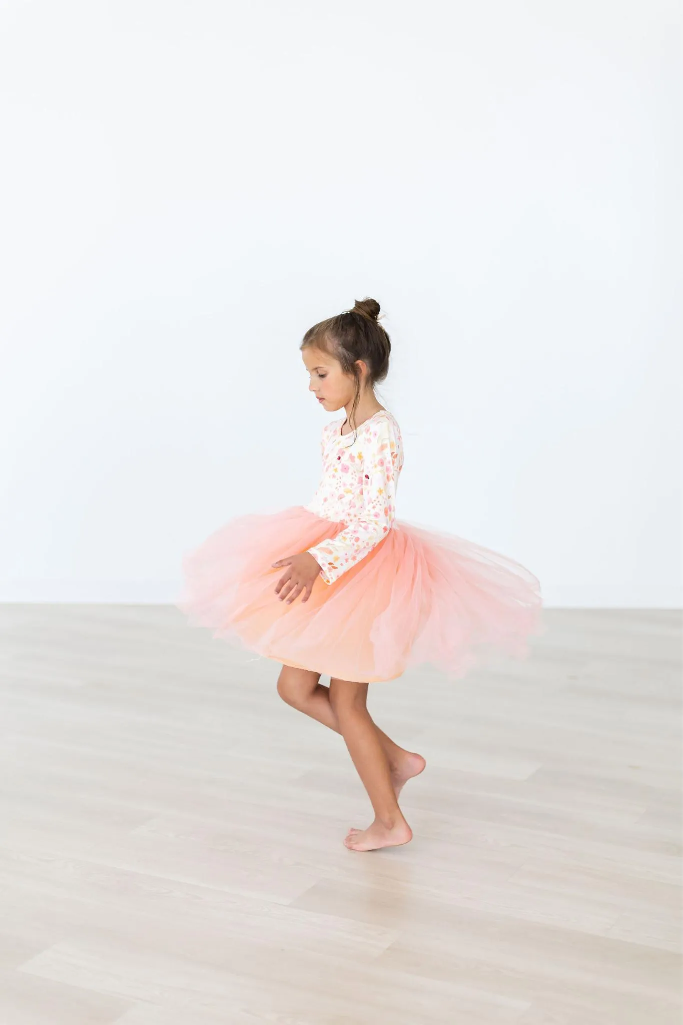 Wild Paintbrushes L/S Tutu Dress