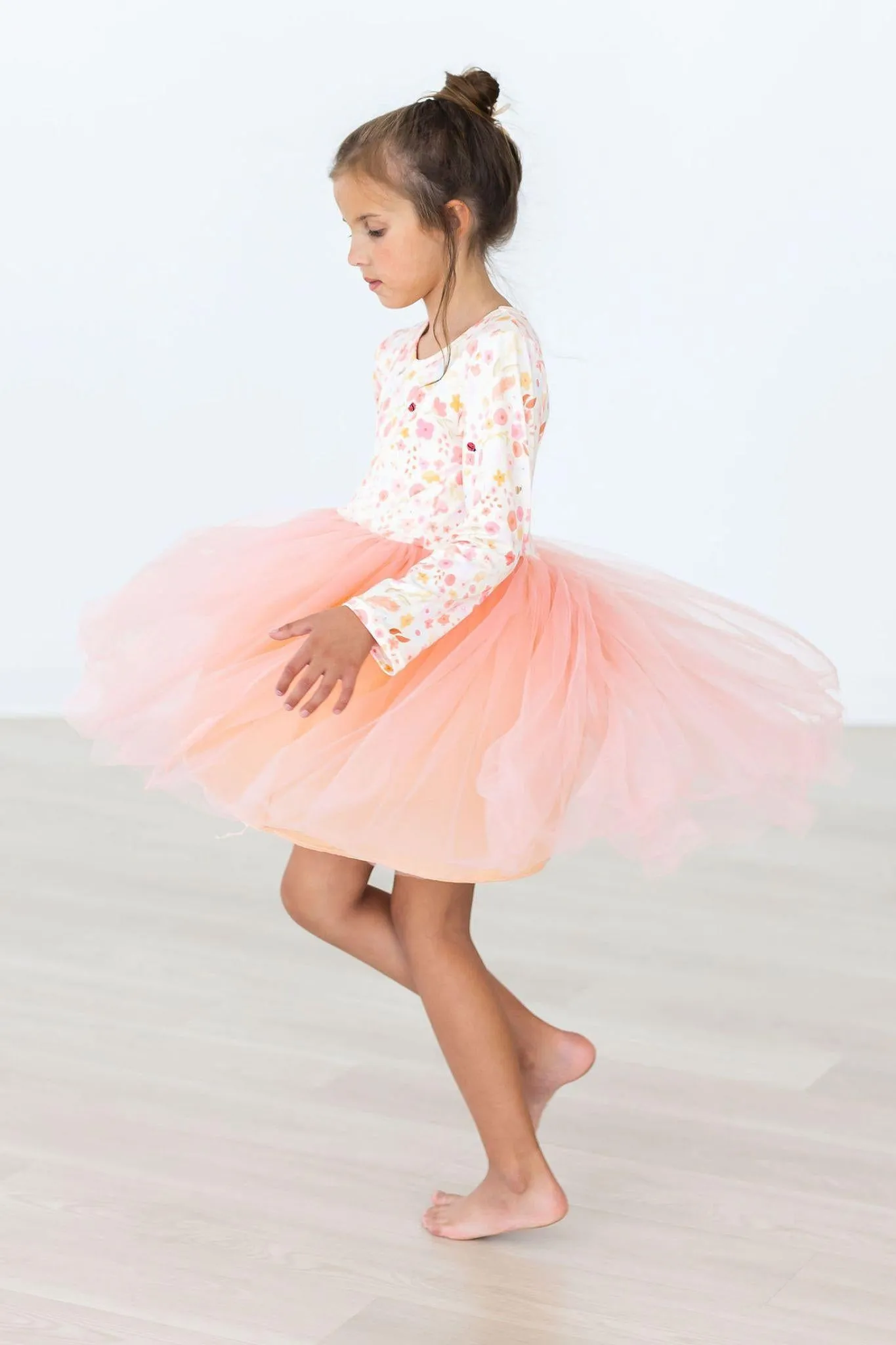 Wild Paintbrushes L/S Tutu Dress
