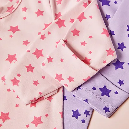 Wisteria Stars Long Sleeve Dress