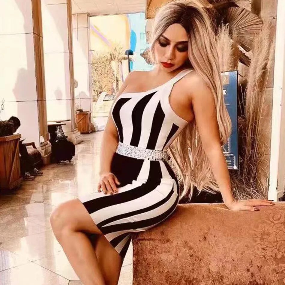 Women Sexy Diamonds Evening Party Dresses