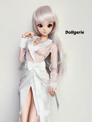[XL] Tuxedo Lace Wedding Gown for SmartDoll