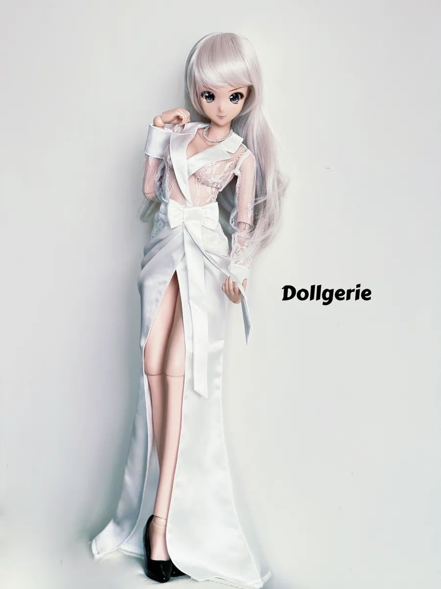 [XL] Tuxedo Lace Wedding Gown for SmartDoll