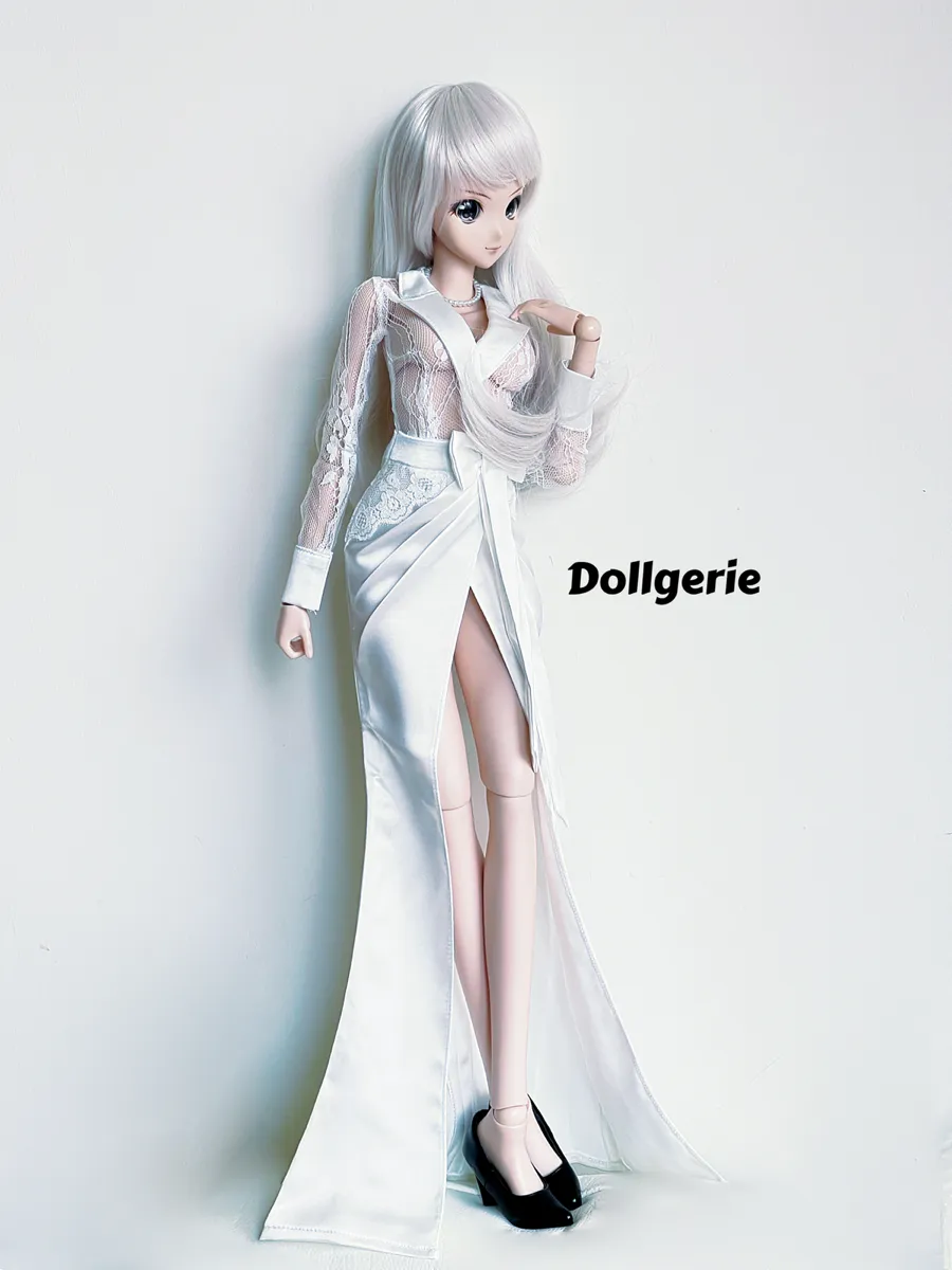 [XL] Tuxedo Lace Wedding Gown for SmartDoll