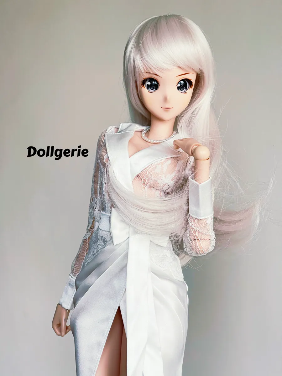 [XL] Tuxedo Lace Wedding Gown for SmartDoll